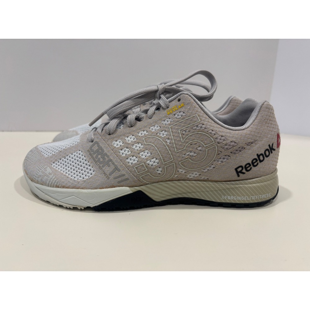 Reebok CrossFit Nano 5.0 Women 8.5 Grey White Kevlar Training Shoes V67615